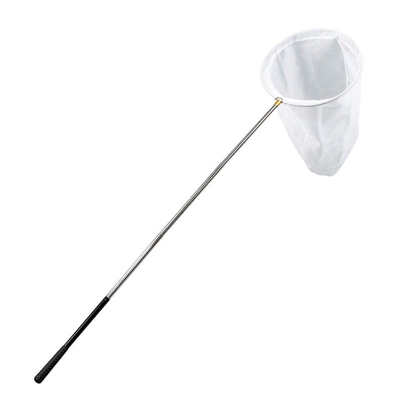 RESTCLOUD Professional Insect and Butterfly Net with 14" Ring, 26" Net Depth, 59" Telescopic Handle Full Extends to 73" Stainless Lockable - Image 1